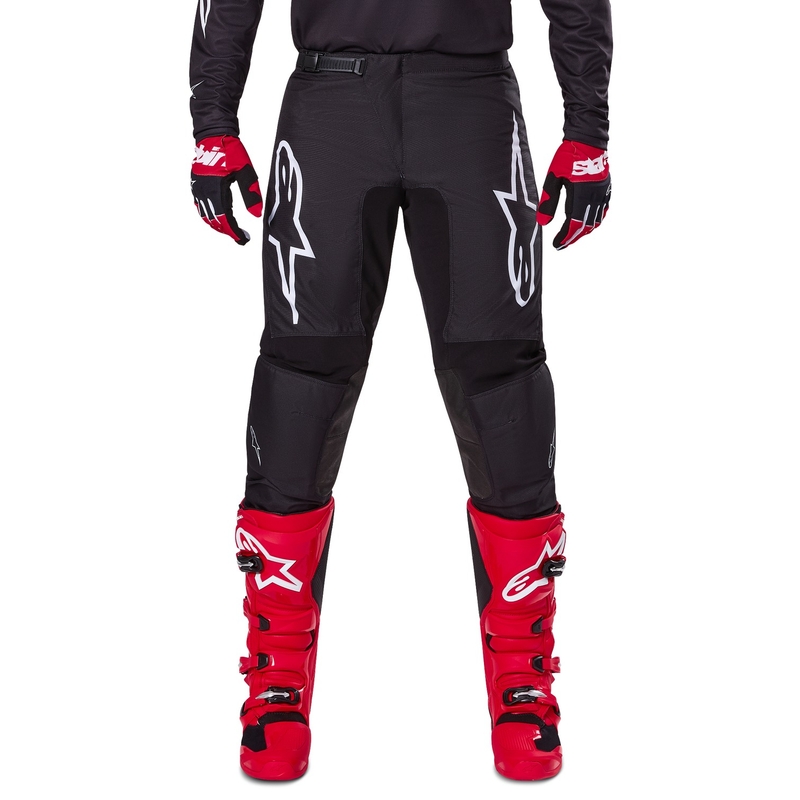 Pantalón Motocross Alpinestars Fluid Haul Blanco y Negro