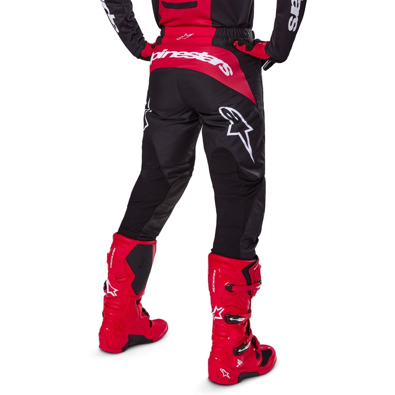 Pantalón Motocross Alpinestars Fluid Haul Blanco y Negro