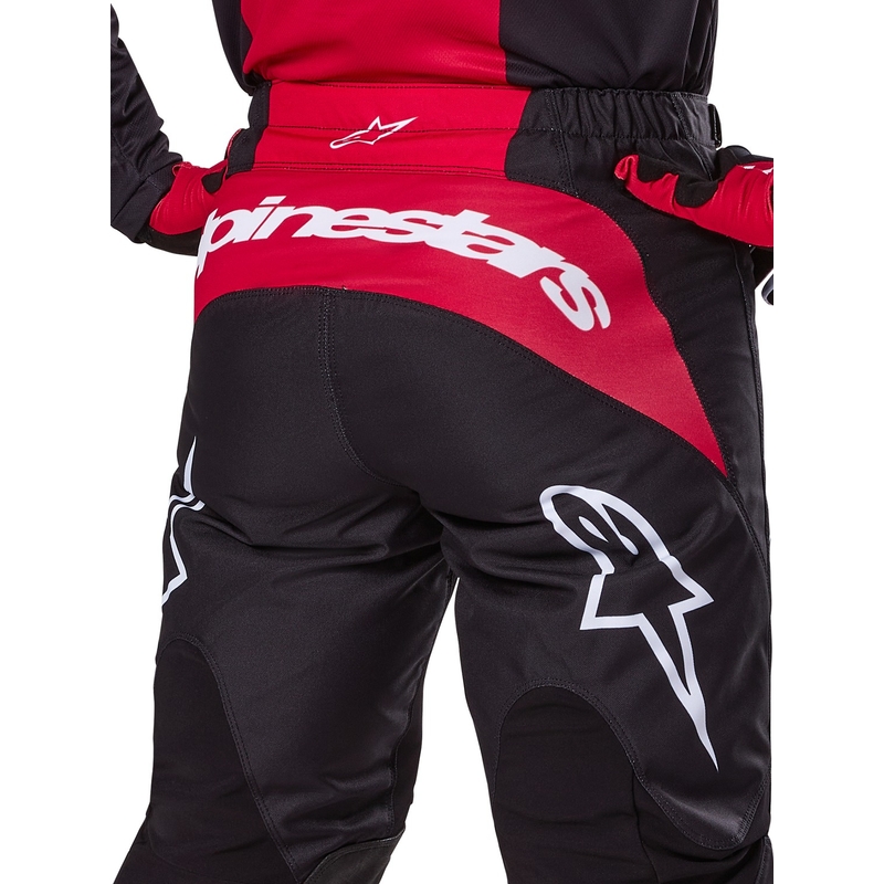 Pantalón Motocross Alpinestars Fluid Haul Blanco y Negro