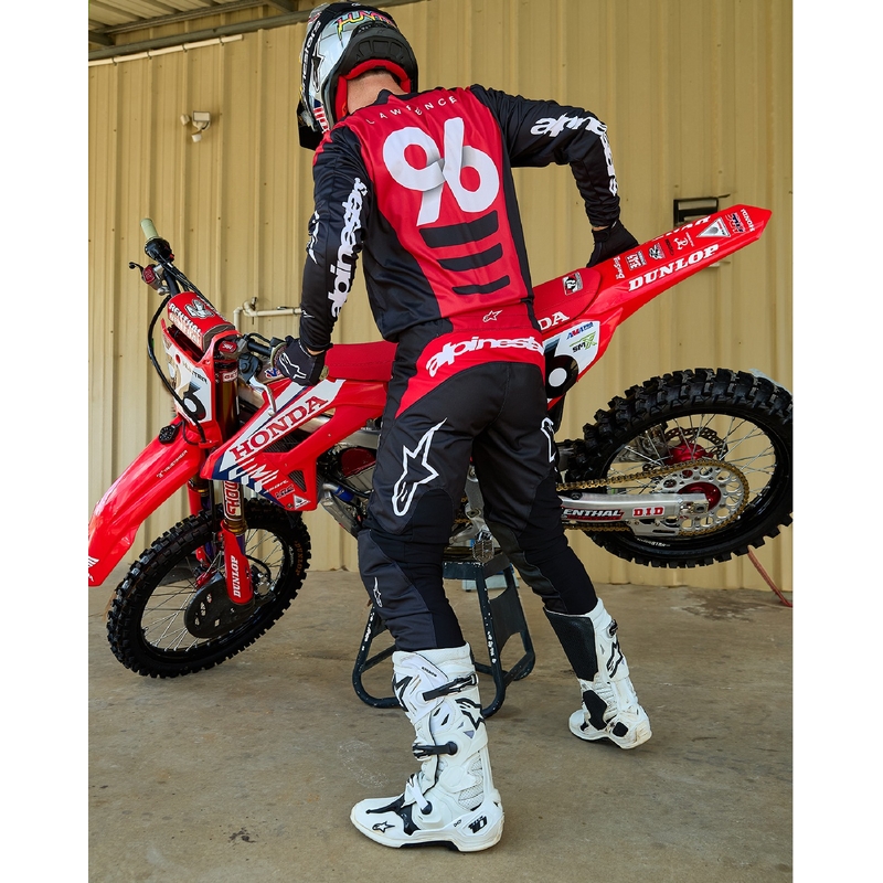 Pantalón Motocross Alpinestars Fluid Haul Blanco y Negro