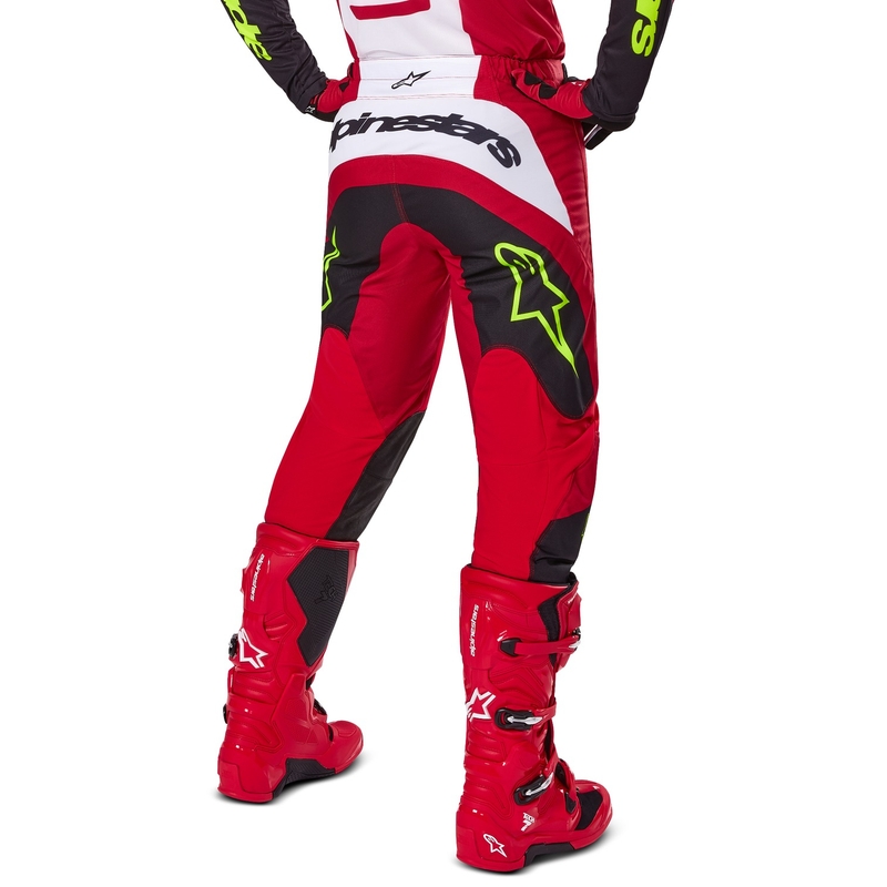 Pantalón Motocross Alpinestars Fluid Haul Rojo y Negro