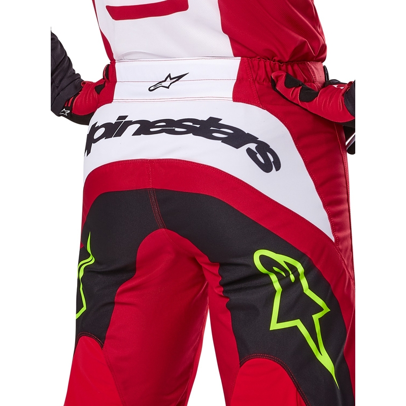 Pantalón Motocross Alpinestars Fluid Haul Rojo y Negro