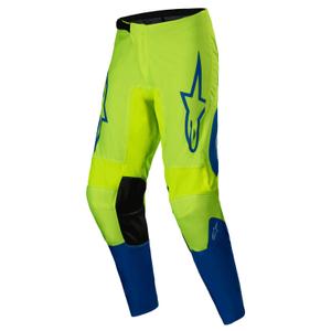 Pantalón motocross Alpinestars Fluid Haul amarillo fluo-azul