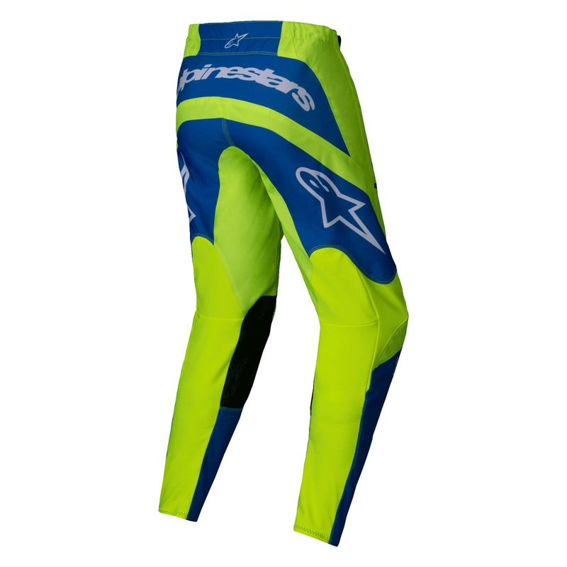 Pantalón motocross Alpinestars Fluid Haul amarillo fluo-azul