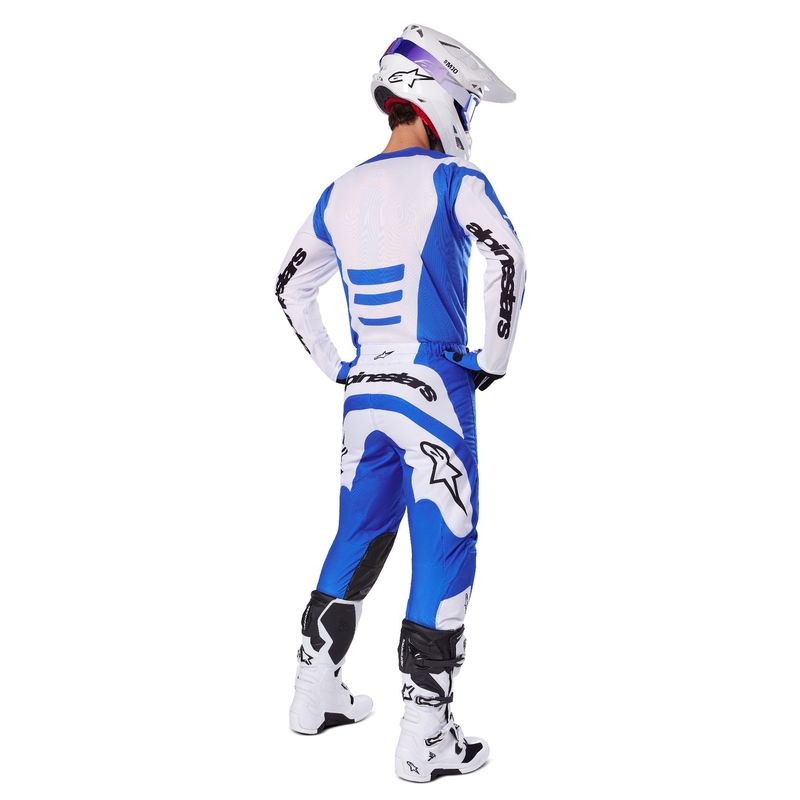 Pantalón Motocross Alpinestars Fluid Haul Azul y Blanco