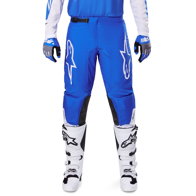Pantalón Motocross Alpinestars Fluid Haul Azul y Blanco