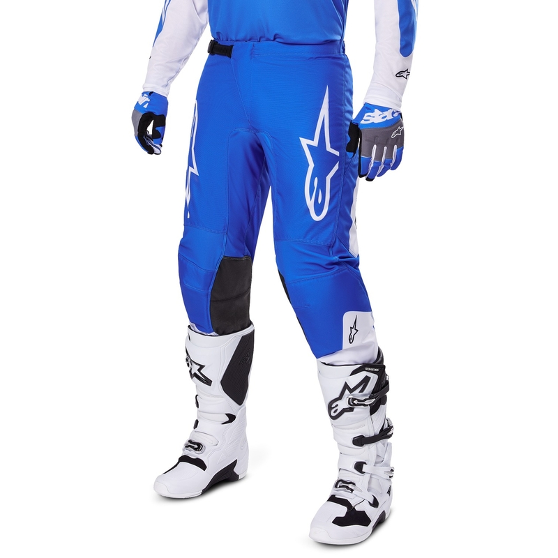 Pantalón Motocross Alpinestars Fluid Haul Azul y Blanco