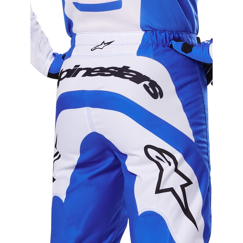 Pantalón Motocross Alpinestars Fluid Haul Azul y Blanco