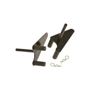 Adaptadores de recambio para soportes Q-TECH negro 2 piezas