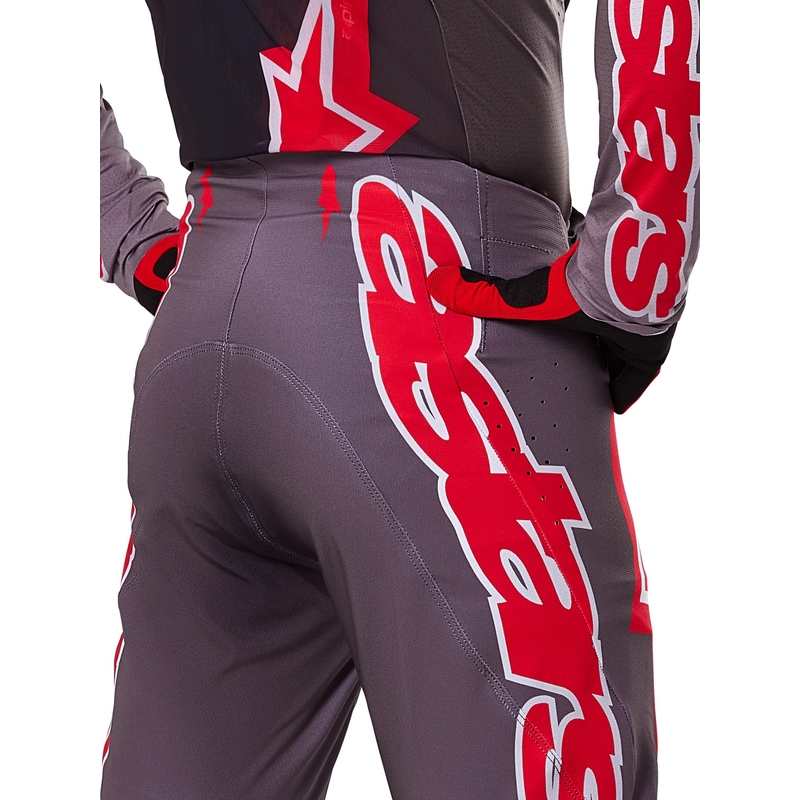 Pantalón Motocross Alpinestars Supertech Lipan Rojo Humo