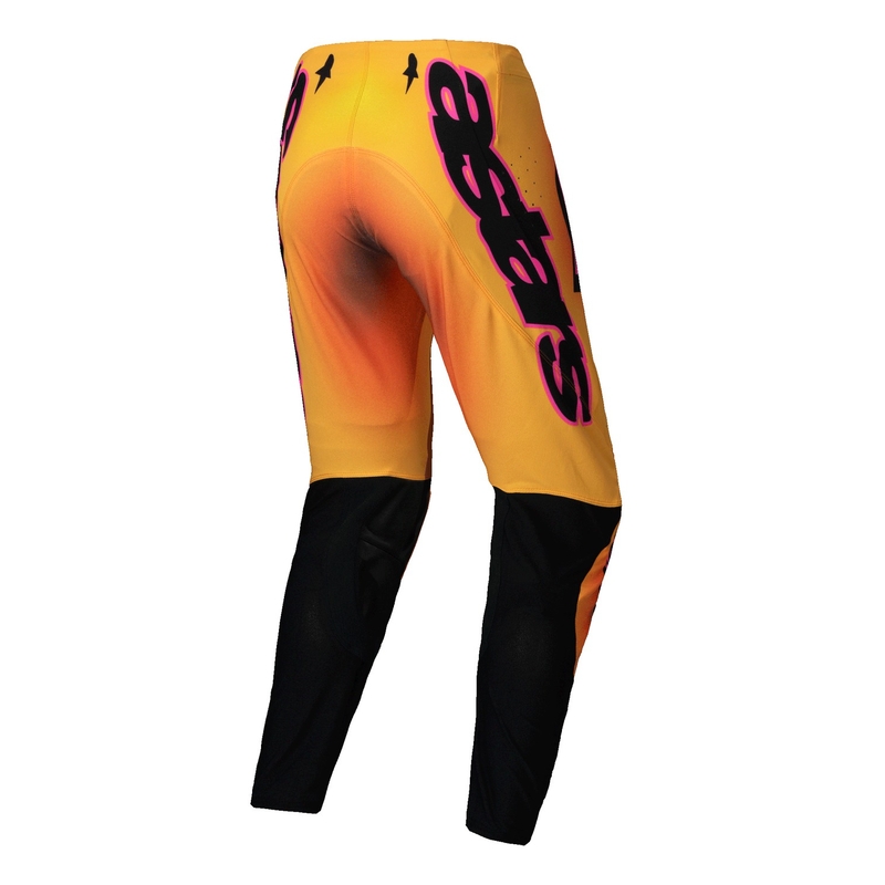 Pantalón motocross Alpinestars Supertech Lipan amarillo y rosa