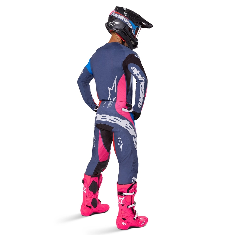 Pantalón motocross Alpinestars Techstar Dreem gris-multicolor