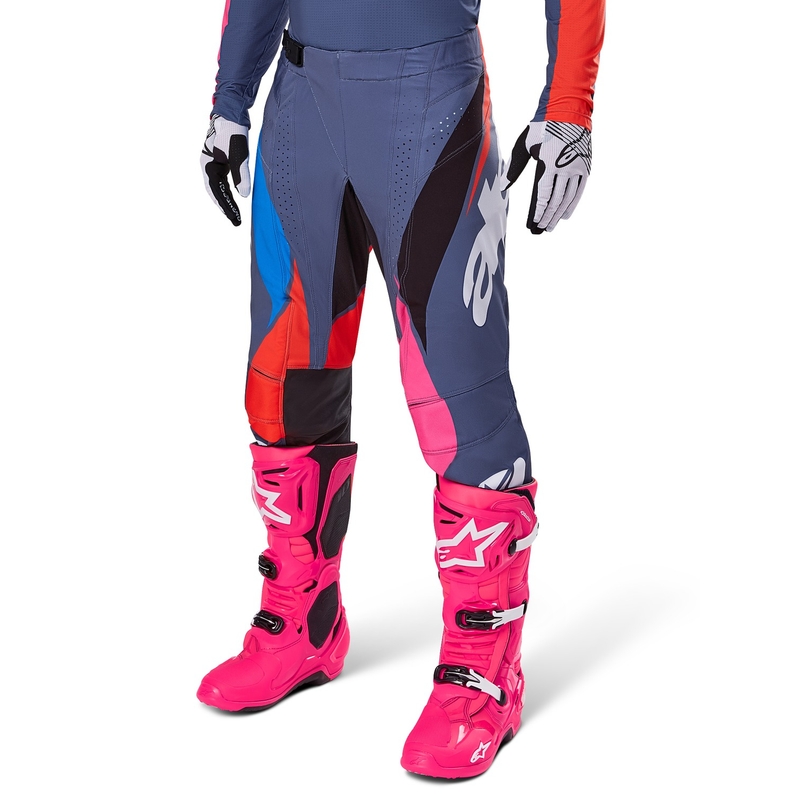 Pantalón motocross Alpinestars Techstar Dreem gris-multicolor