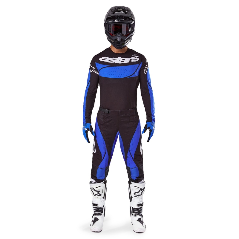 Pantalón Motocross Alpinestars Techstar Dreem Negro y Azul