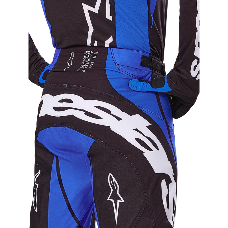 Pantalón Motocross Alpinestars Techstar Dreem Negro y Azul