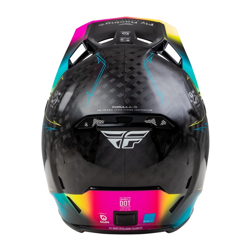 Casco motocross FLY Racing Formula S negro-azul