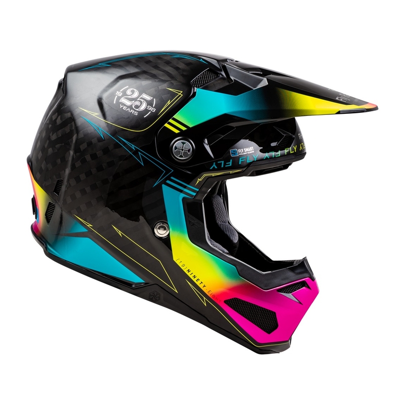 Casco motocross FLY Racing Formula S negro-azul
