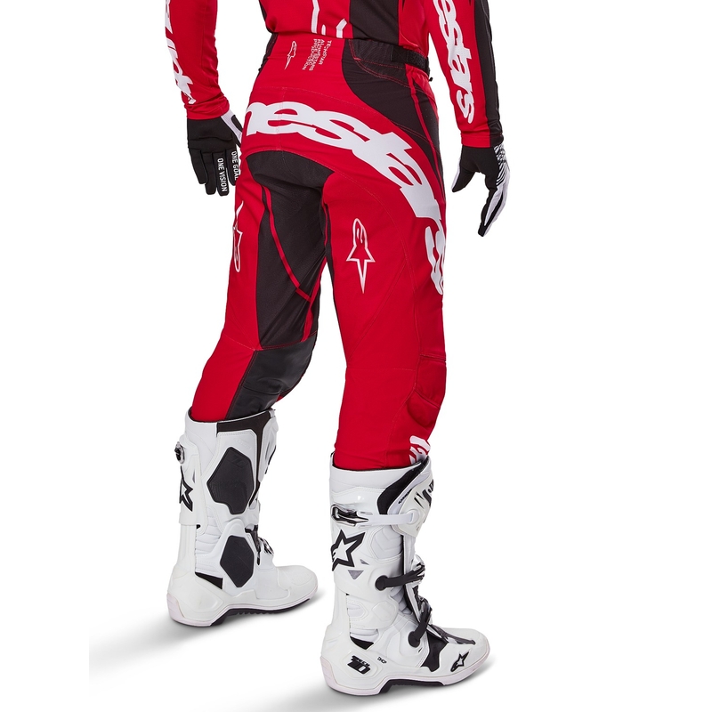 Pantalón Motocross Alpinestars Techstar Dreem Rojo y Negro