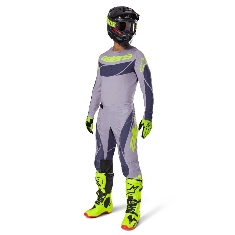 Pantalón motocross Alpinestars Techstar Dreem gris-gris oscuro