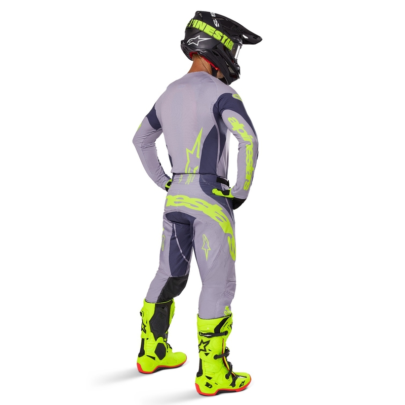 Pantalón motocross Alpinestars Techstar Dreem gris-gris oscuro