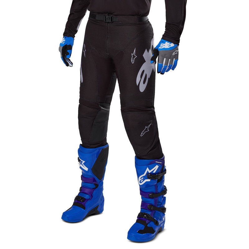 Pantalón Motocross Alpinestars Racer Graphite Negro y Gris