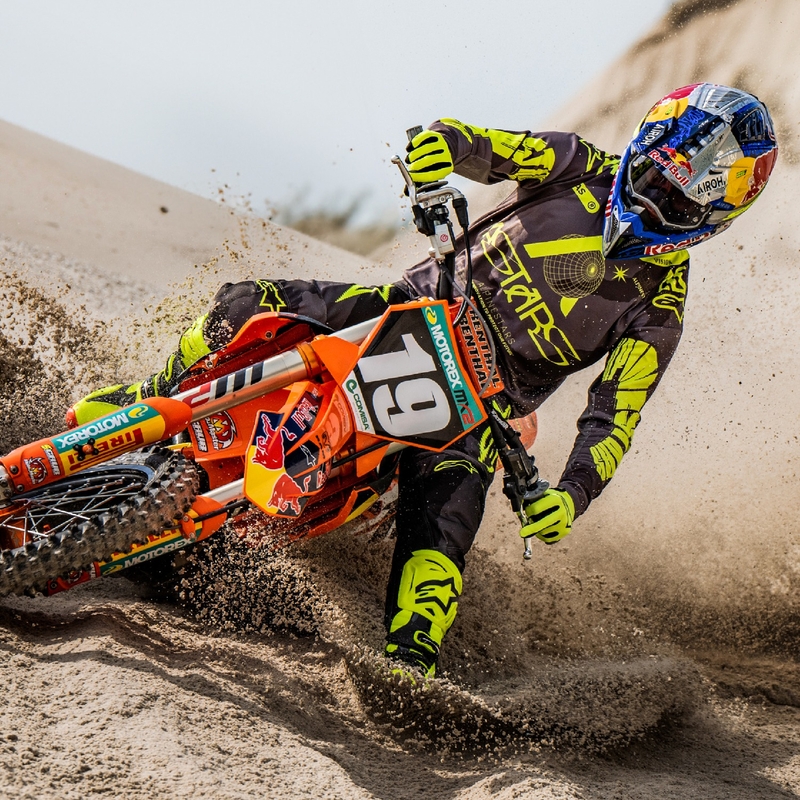 Pantalón motocross Alpinestars Racer Hollow camuflaje oscuro-amarillo fluo