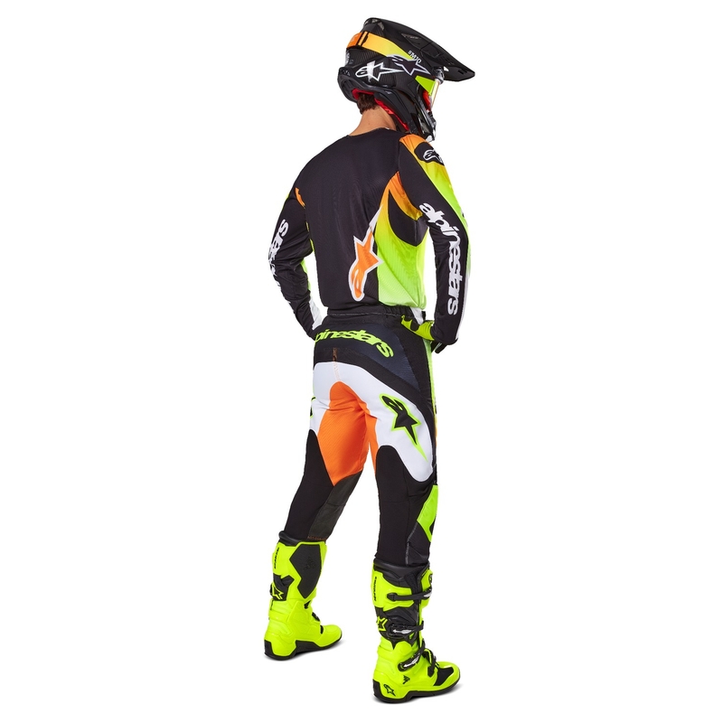 Pantalón Motocross Alpinestars Fluid Wurx Amarillo y Negro