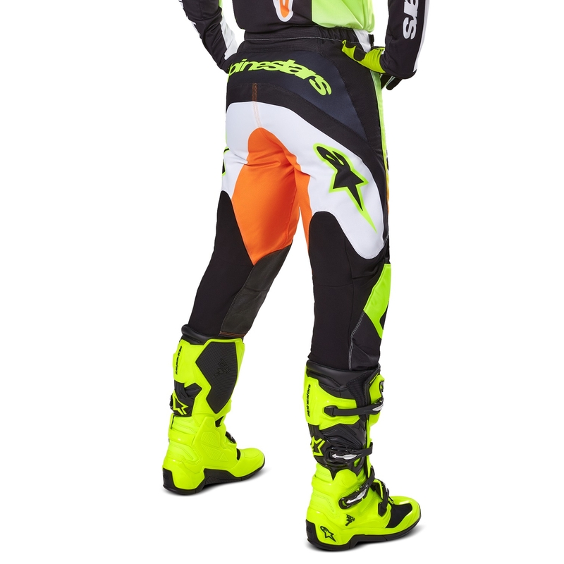 Pantalón Motocross Alpinestars Fluid Wurx Amarillo y Negro