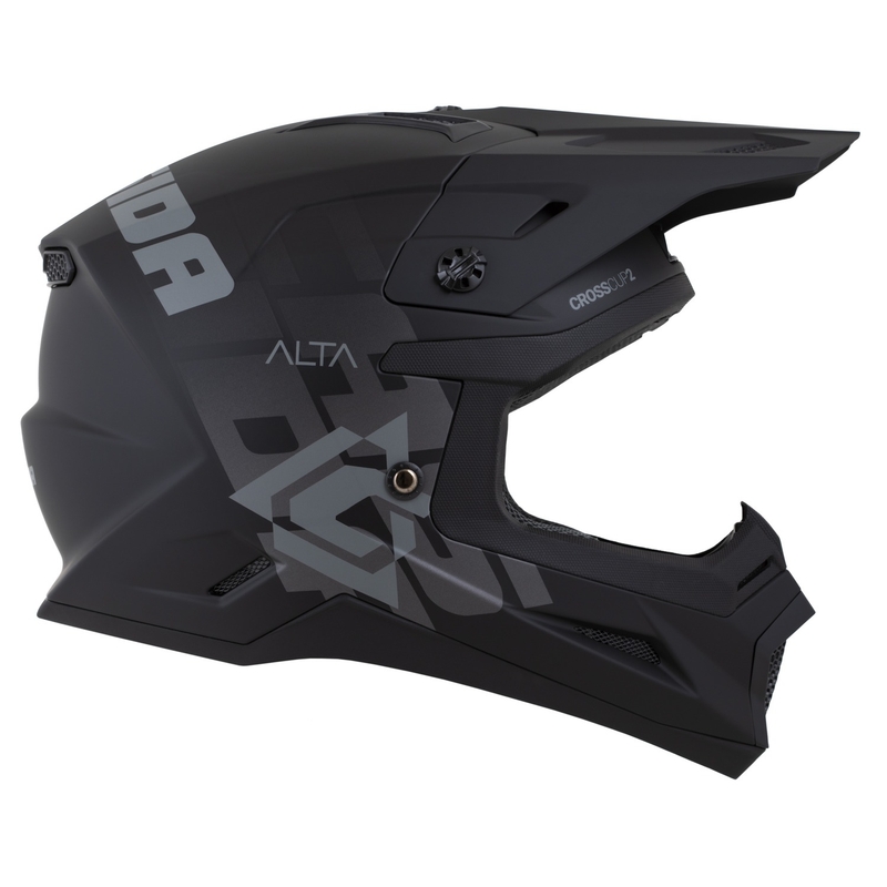 Casco de motocross Cassida Cross Cup 2 Alta negro-gris mate