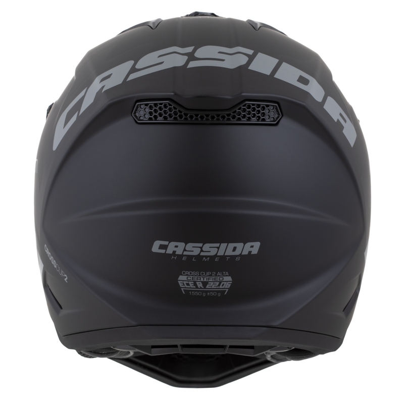 Casco de motocross Cassida Cross Cup 2 Alta negro-gris mate