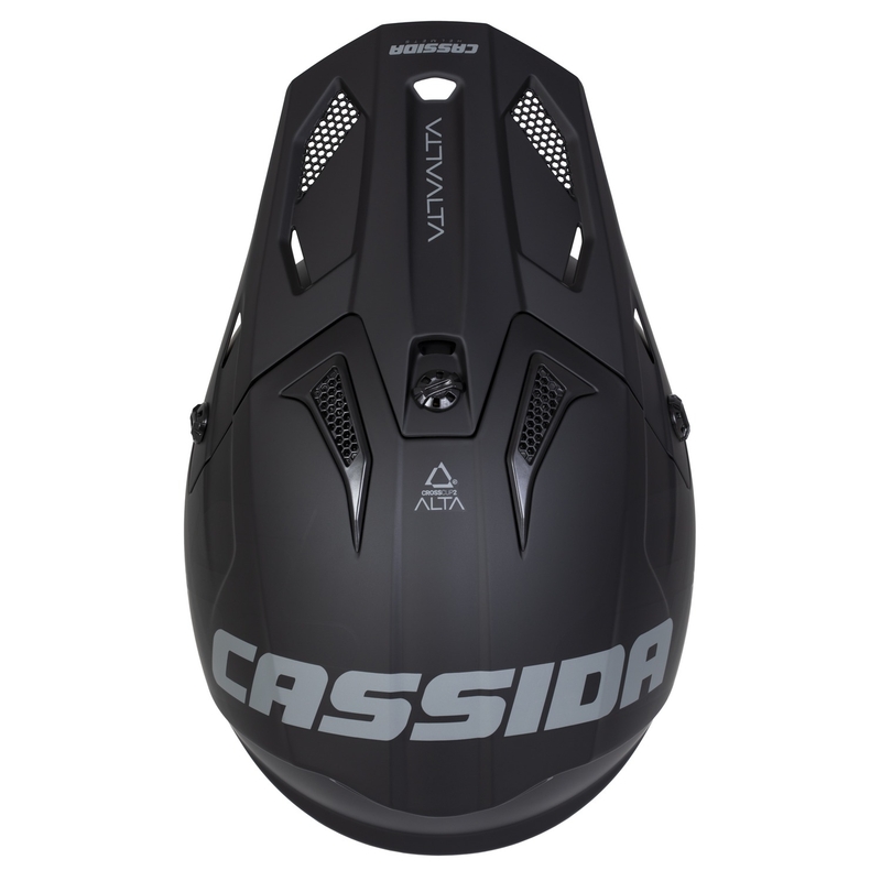 Casco de motocross Cassida Cross Cup 2 Alta negro-gris mate