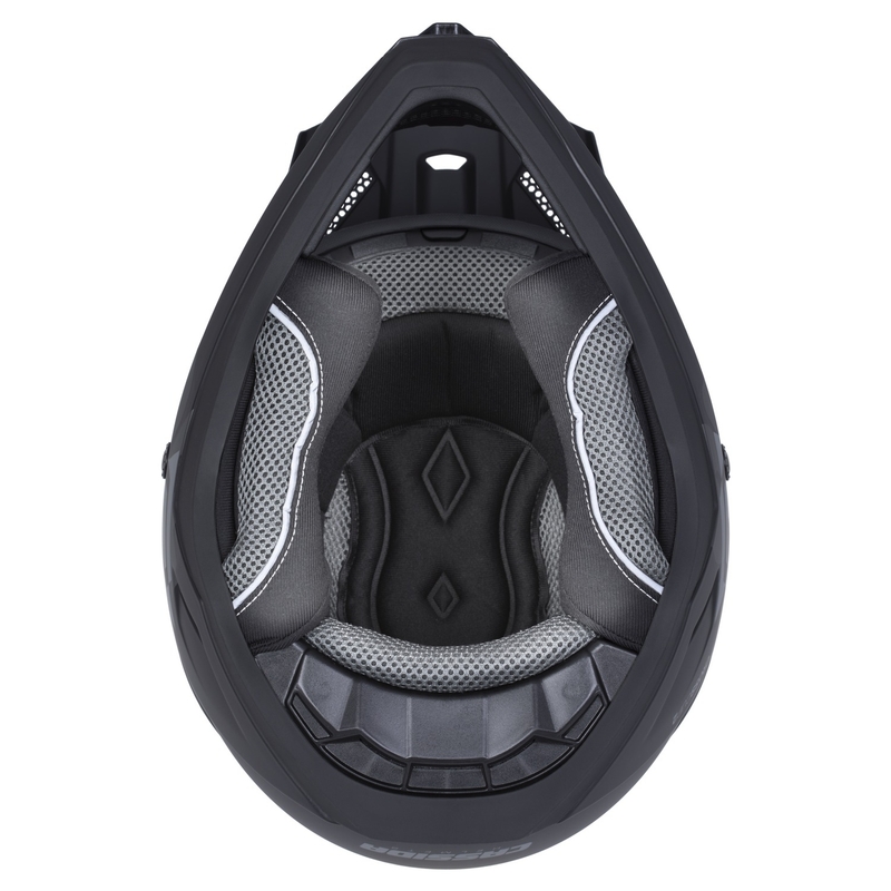 Casco de motocross Cassida Cross Cup 2 Alta negro-gris mate