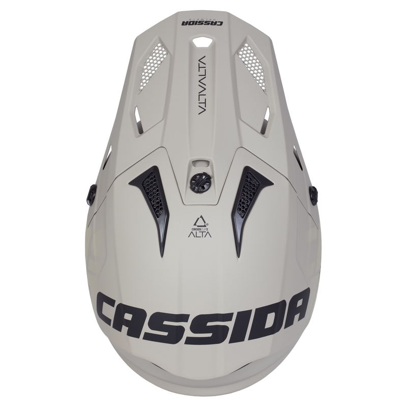 Casco de motocross Cassida Cross Cup 2 Alta gris arena mate