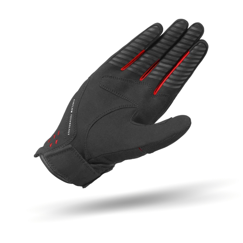 Guantes de moto para mujer Shima One EVO Negro-Rojo