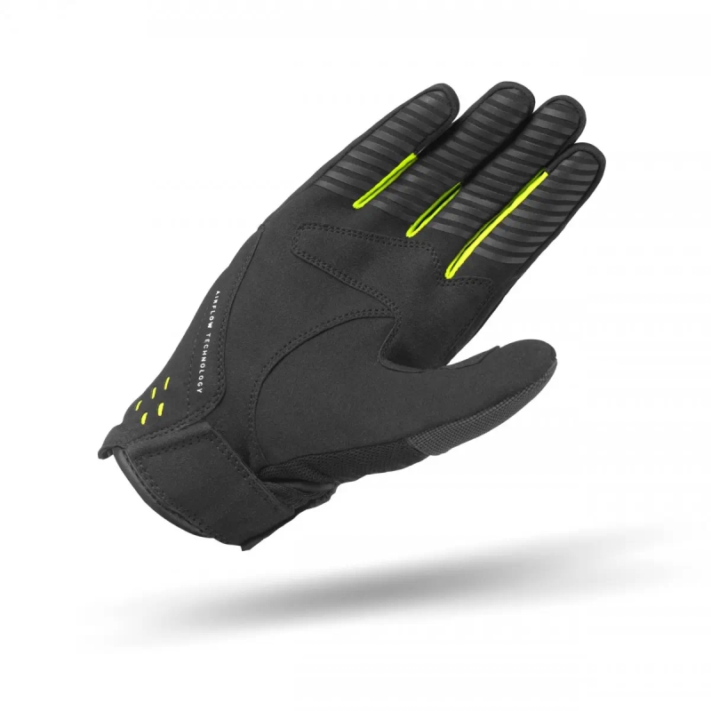 Guantes de moto para niño Shima One EVO negro-amarillo fluorescente