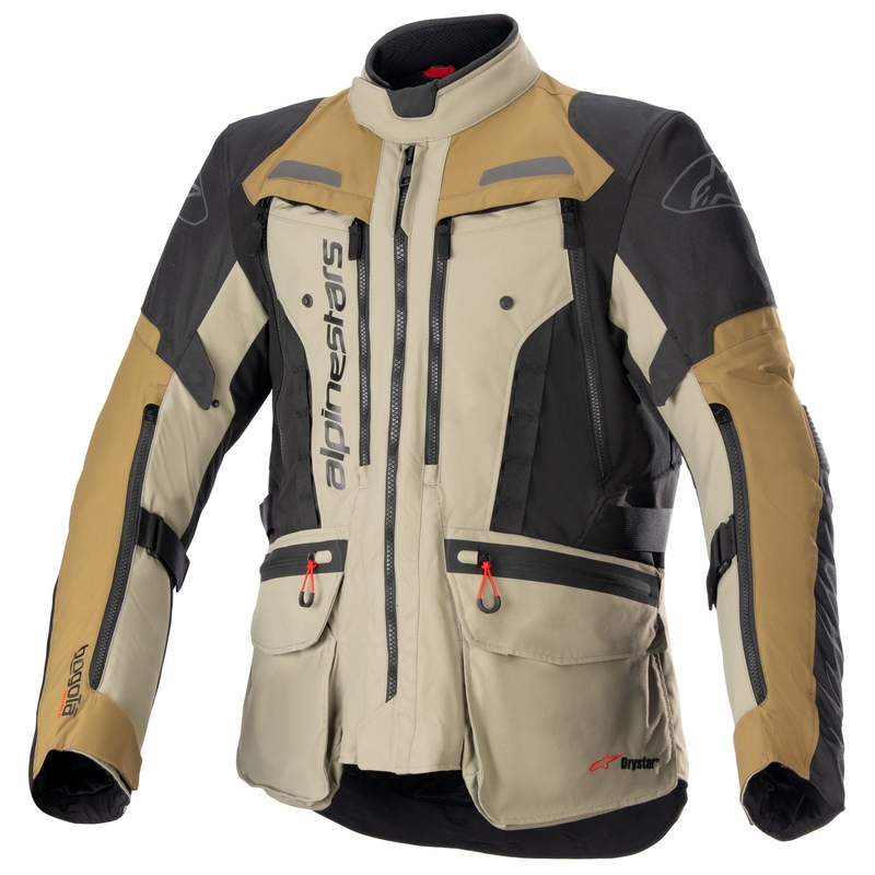 Chaqueta de moto Alpinestars Bogota PRO Drystar Verde y Negra 2025