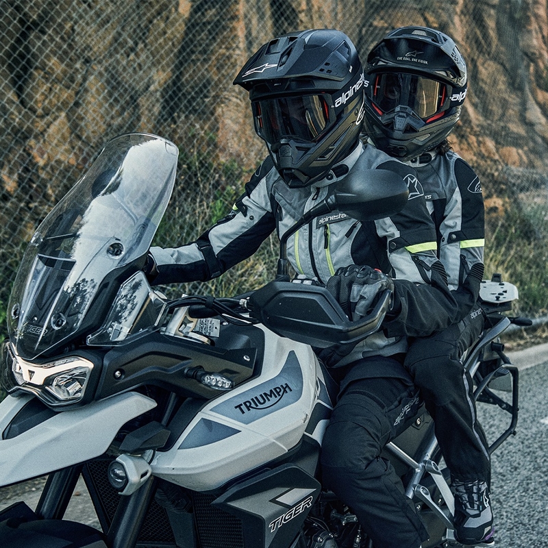 Chaqueta de moto Alpinestars Bogota PRO Drystar Verde y Negra 2025