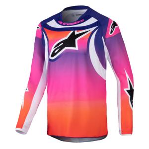 Maillot motocross niño Alpinestars Racer Wurx multicolor-blanco