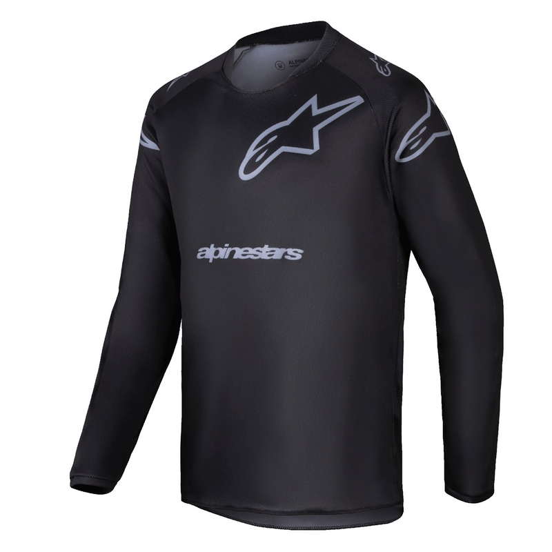 Maillot Motocross Alpinestars Racer Graphite Niño Negro
