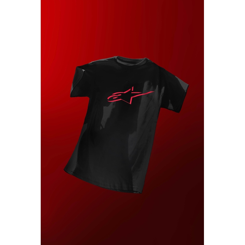 Camiseta Alpinestars Ageless Shadow CSF negro-rojo