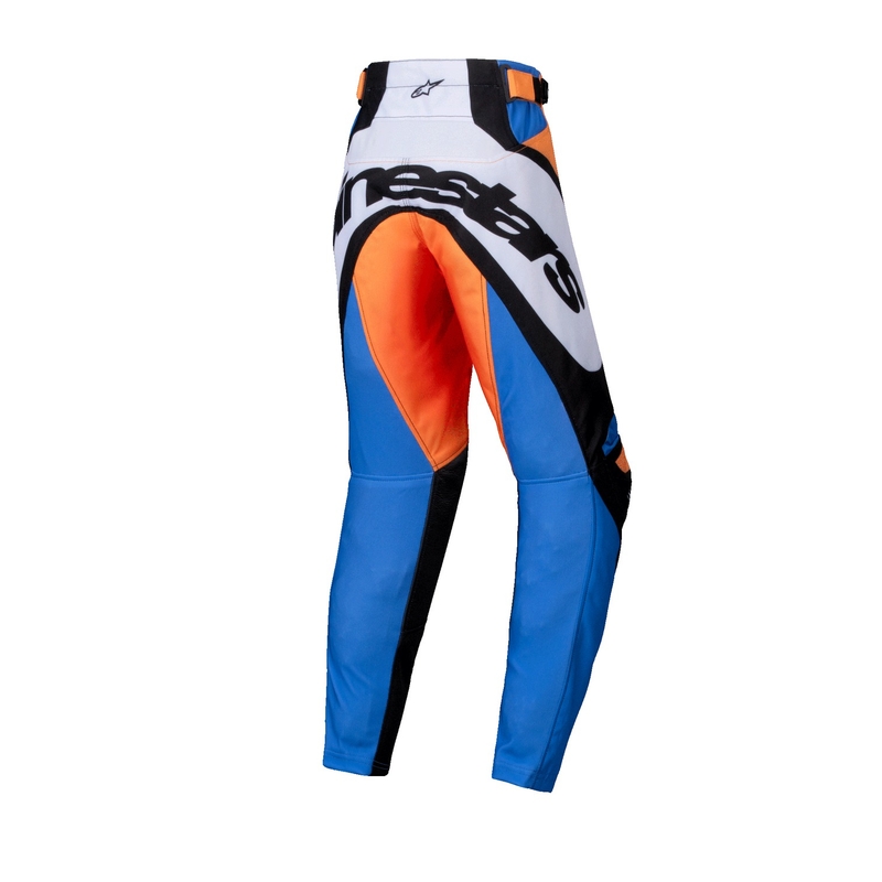 Alpinestars Racer Melt Pantalones Motocross Niños Naranja y Azul
