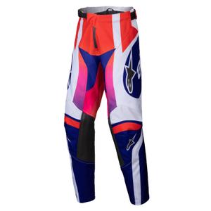 Alpinestars Racer Wurx Pantalones Motocross Niños Multicolor-Blanco