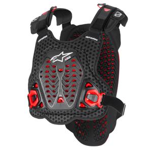 Protector de pecho Alpinestars A-5 Plasma negro-rojo-blanco