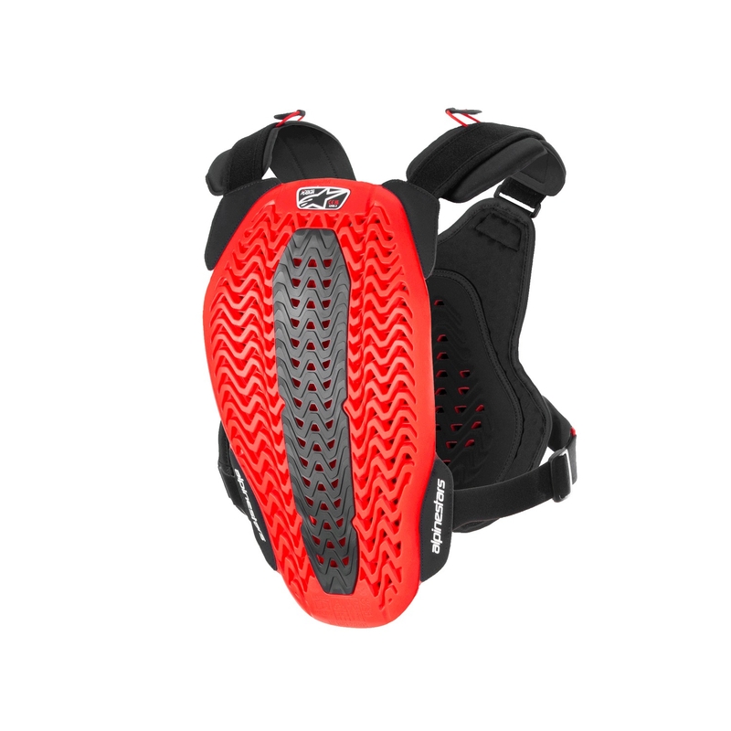 Protector de pecho Alpinestars A-5 Plasma negro-rojo-blanco