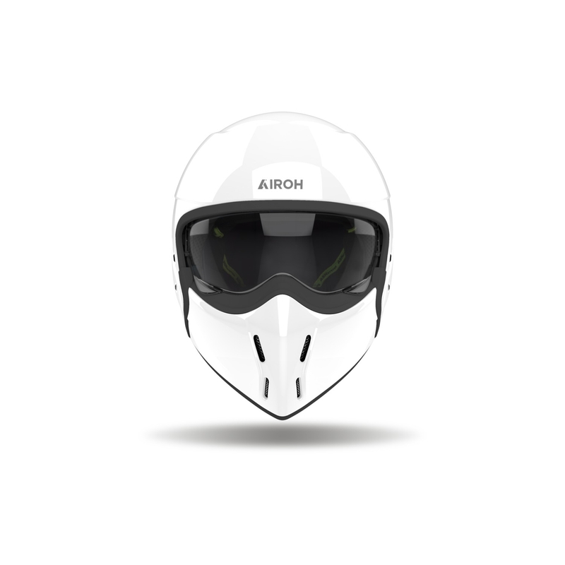 Casco Modular Moto Airoh J110 Color Blanco Brillante