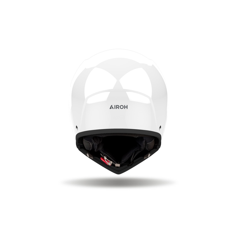 Casco Modular Moto Airoh J110 Color Blanco Brillante