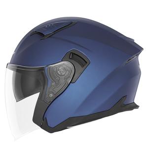 Casco abierto NOX N130 azul mate