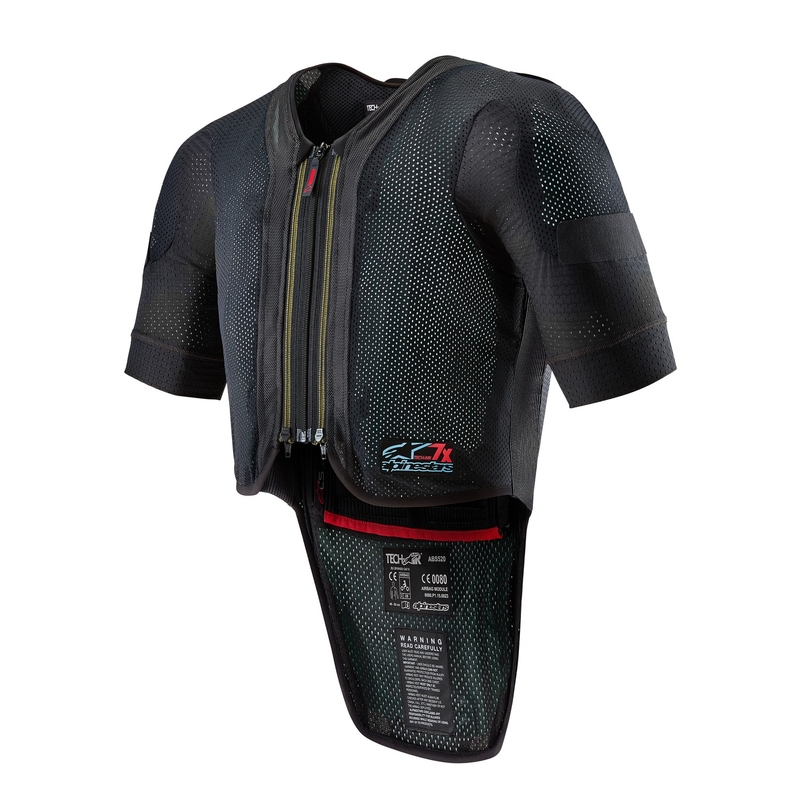 Chaleco airbag Alpinestars TECH-AIR®7X system negro-rojo liquidación