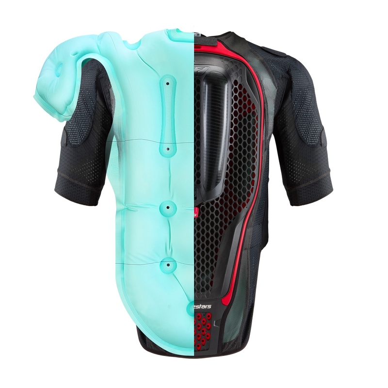 Chaleco airbag Alpinestars TECH-AIR®7X system negro-rojo liquidación