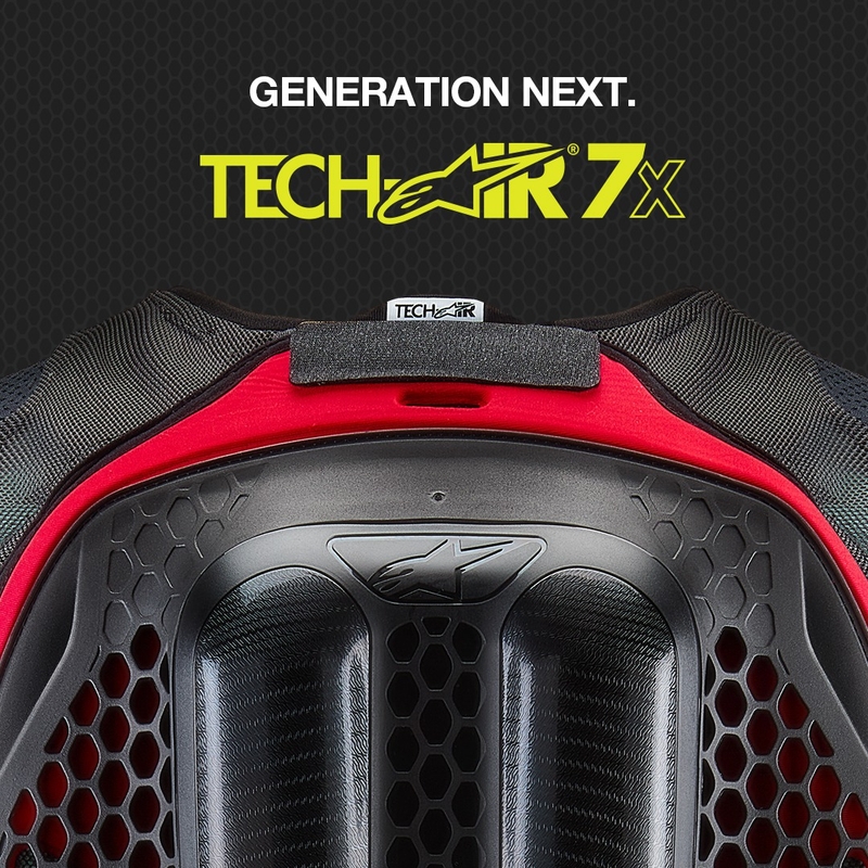 Chaleco airbag Alpinestars TECH-AIR®7X system negro-rojo liquidación